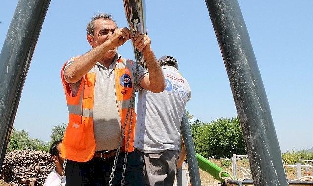 Büyükşehir'den Hacısekilerli çocuklara oyun parkı