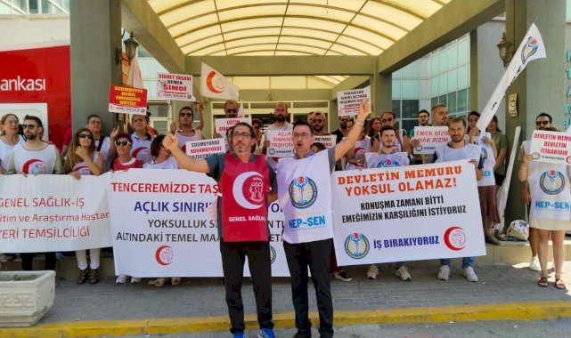 İş Bırakan Sağlık Çalışanlarından Mesaj: “Devletin Memuru Yoksul Olamaz!”