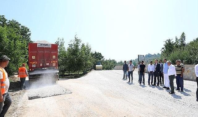 Küme Evler Bölgesinde Sathi Kaplama Çalışmaları Başladı