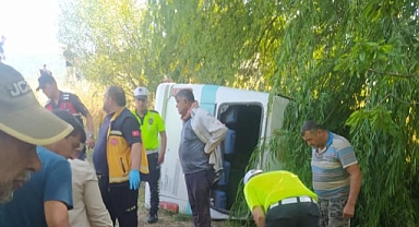 Tarım işçilerini taşıyan minibüsün kazasında sürücünün ehliyetinin olmadığı belirlendi!