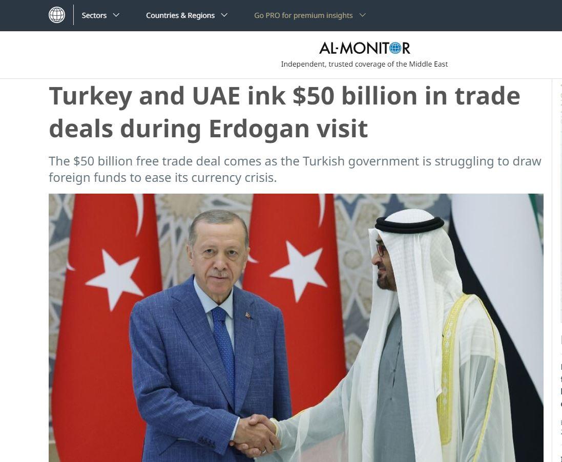 Türkiye ile BAE arasında arasında yapılan ticaret anlaşmaları dünya gündeminde!