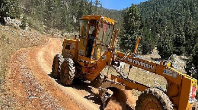 Akseki yayla yollarına bakım onarım