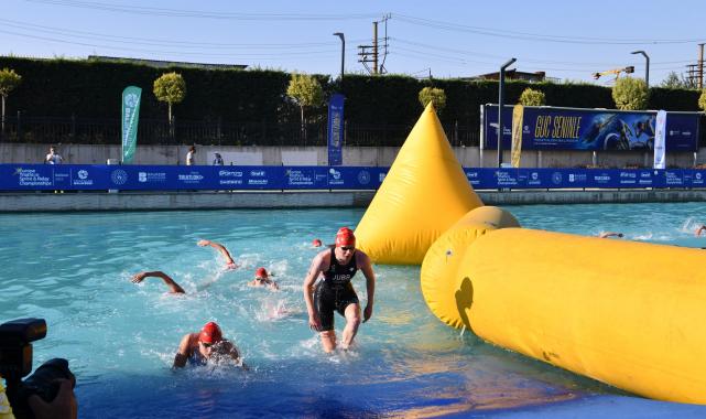 Avlu Balıkesir Triatlonu Avrupa Şampiyonası başladı