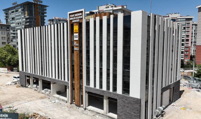Fuat Sezgin Gençlik ve Spor Merkezi inşaatında sona yaklaşıldı
