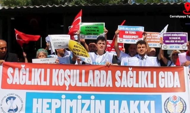 HEP-SEN Uyardı : “Soğuk ve Tuzsuz Yemekler, Kanserojen Tabaklarla Servis Ediliyor”