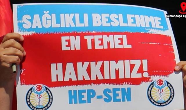 HEP-SEN Uyardı : “Soğuk ve Tuzsuz Yemekler, Kanserojen Tabaklarla Servis Ediliyor”