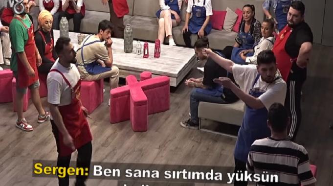 MasterChef'te Sergen'in sözleri Mert'i sinirlendirdi