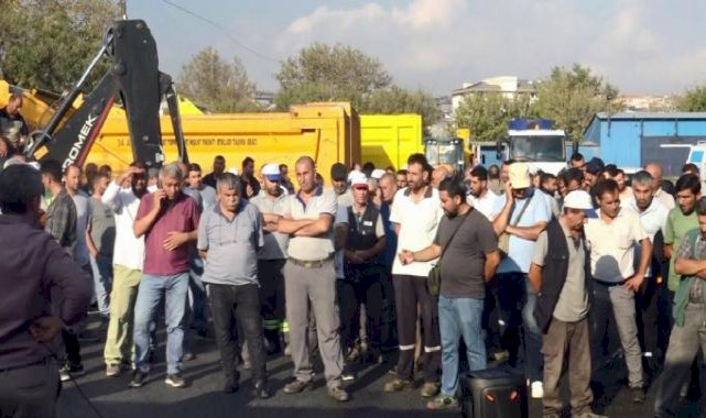 Bir CHP'li belediyede daha eylem! Avcılar Belediyesi işçileri yönetimi protesto etti