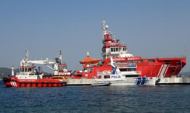 Çanakkale'de orman yangınlarına karşı acil müdahale gemisi Nene Hatun kıyıda