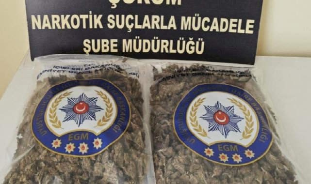 Çorum'da uyuşturucu operasyonu! Bin 80 gram skunk maddesi yakalandı