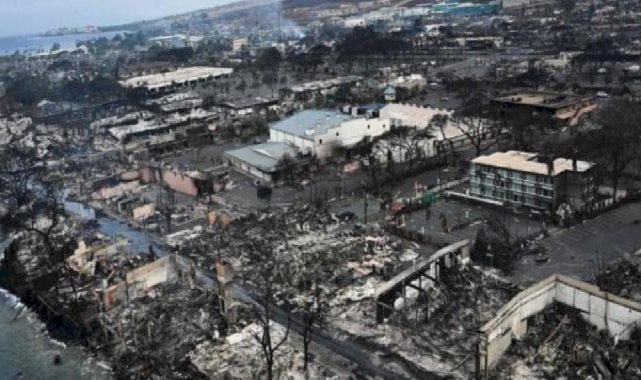 Hawaii'de şaşkına çeviren olay!  Her yer yanarken ona hiçbir şey olmadı...
