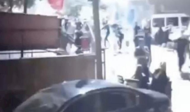 İstanbul Ataşehir'de tehlikeli anlar! Korku dolu asker eğlencesi kameraya yansıdı