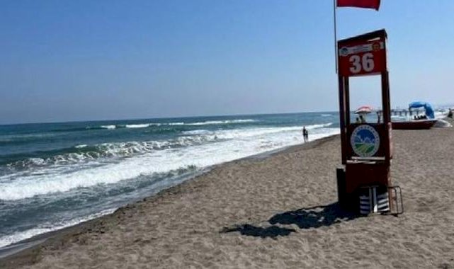 RİP akıntısı ve dalgalar sebebi ile denize girişler yasaklandı!