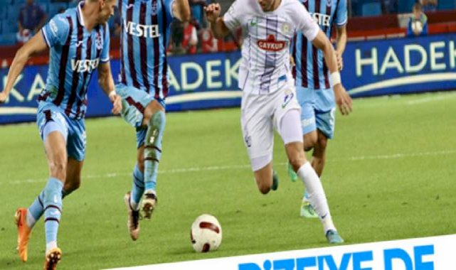 Trabzonspor, Rizespor'a mağlup oldu