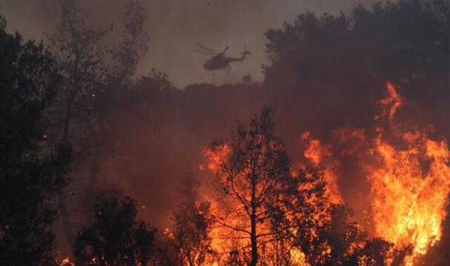 Yunanistan'daki yangınlarda ABD hedef tahtasına konuldu