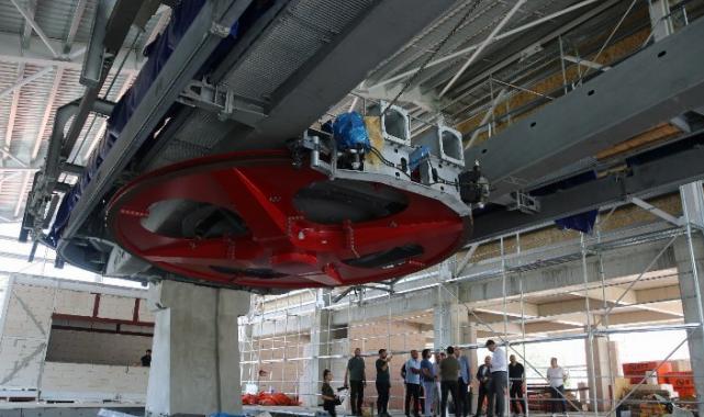 14 dakikada zirvede... Kartepe teleferikte hedef 29 Ekim