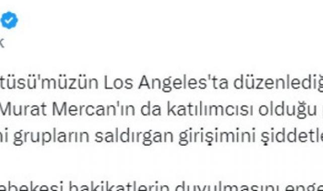 ABD'de Ermenilerden provokasyon: Türk diplomatları hedef aldılar