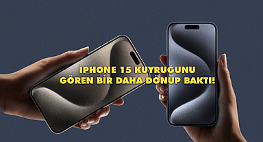 Apple mağazalarının önünde iPhone 15 kuyruğu! Gören bir daha dönüp baktı