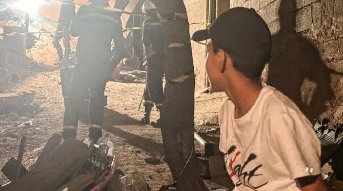 Deprem felaketi ile sarsılan Fas&#039;tan acı kare