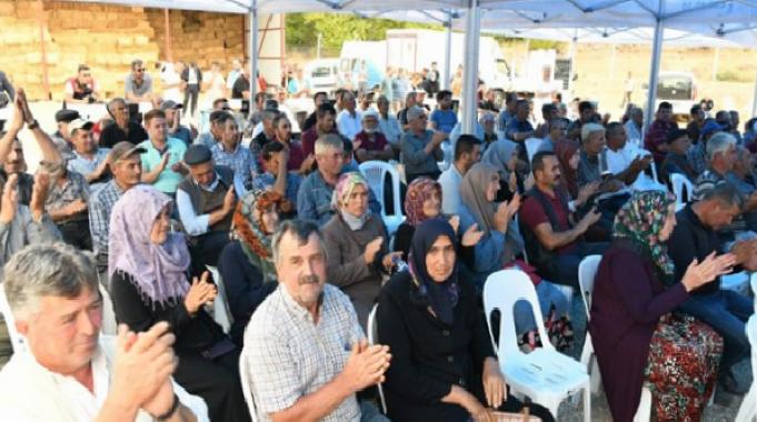 Dursunbeyli üreticiye damızlık küçükbaş hayvan desteği