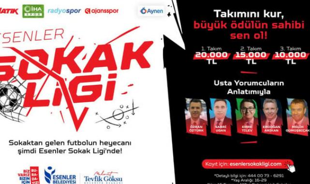 Esenler Belediyesi’nin takdir toplayan organizasyonu: Sokak Ligi