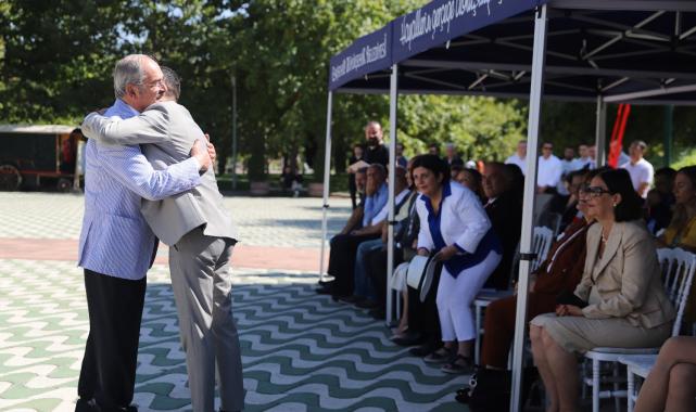 Eskişehir’de oluşturulan “Frankfurt Meydanı” düzenlenen törenle açıldı