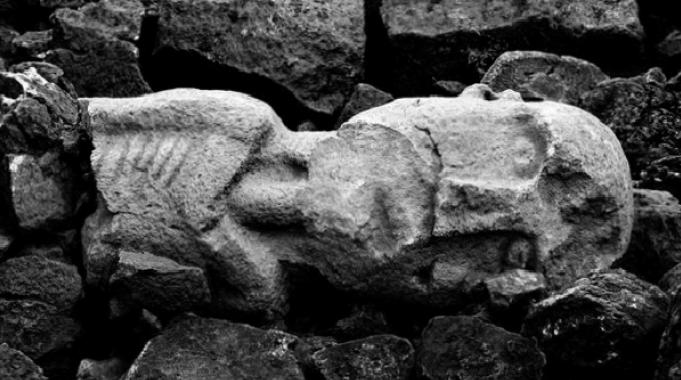 İlk boyalı heykel bulundu