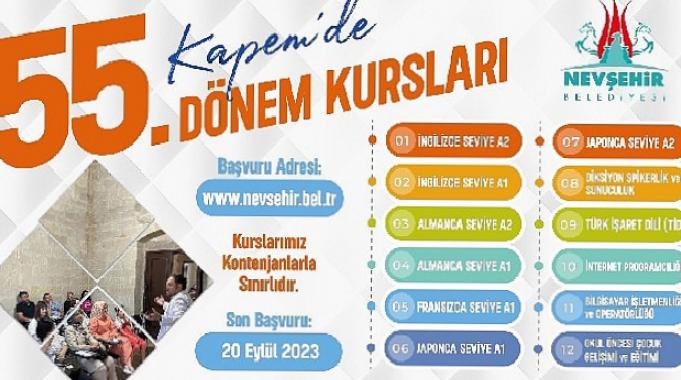 KAPEM&#039;de 55. Dönem Kursları için kayıtlar başladı