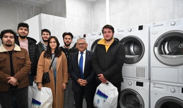 Kayseri Büyükşehir’in Çamaşır Yıkama Merkezi’nin kapasitesi genişletildi