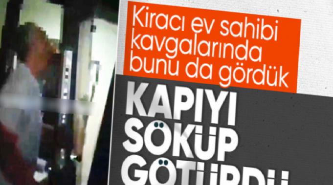 Konya’da ev sahibi kiracısının kapısını söktü: Kapıyı polis geri taktı