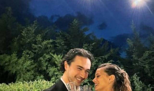 Leyla Tanlar oyuncu sevgilisi Burak Dakak ile nişanlandı