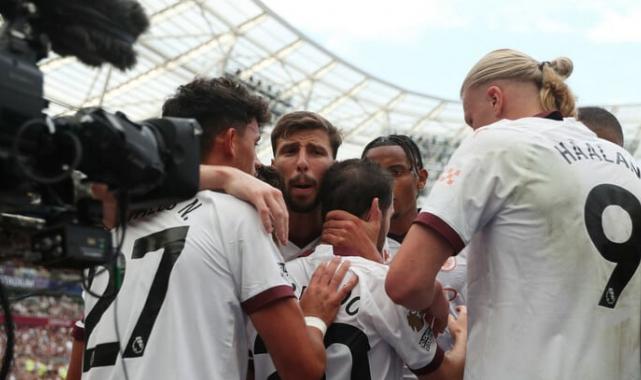 Manchester City, West Ham United'ı üç golle geçti