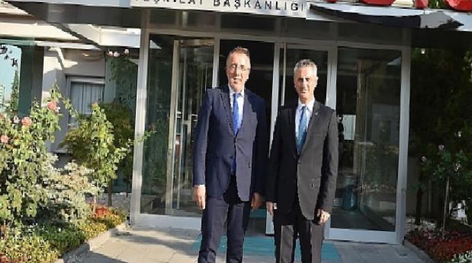 Nevşehir Belediye Başkanı Savran, Spor Toto Teşkilatı Başkanı Dr. Mehmet Ata Öztürk'ü ziyaret etti