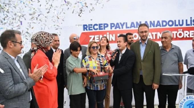 Recep Paylan Anadolu Lisesi temeli atıldı