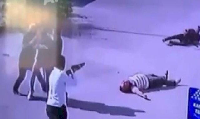 Afyonkarahisar'da cinayet anları güvenlik kamerasında