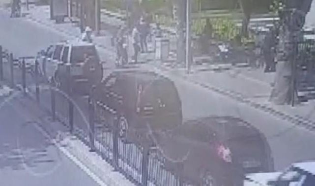 Amasya'da yayaya yol vermek için duran araçlar kaza yaptı