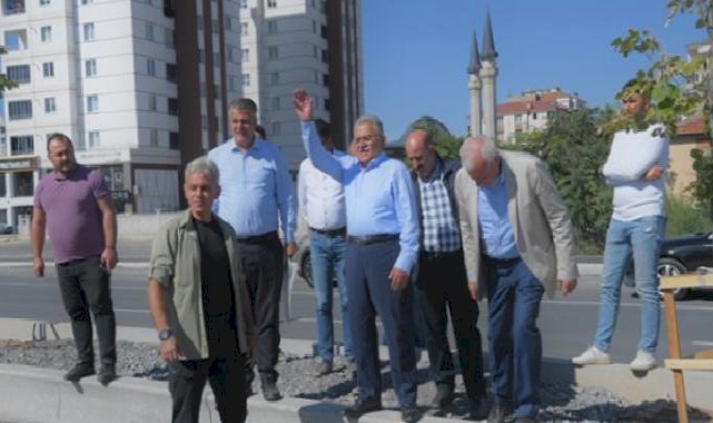 Başkan Büyükkılıç, yol yapım çalışmalarını inceledi