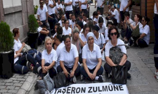 İzmir'de belediye işçileri 'kadro' için eylemde: 'Taşeron zulmüne son'