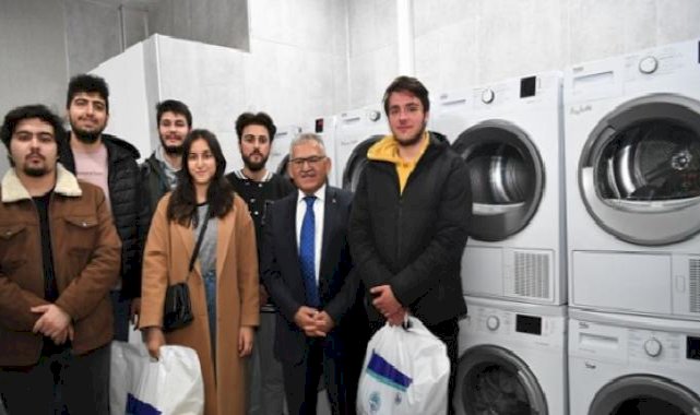 Kayseri Büyükşehir’in Çamaşır Yıkama Merkezi’nin kapasitesi genişletildi