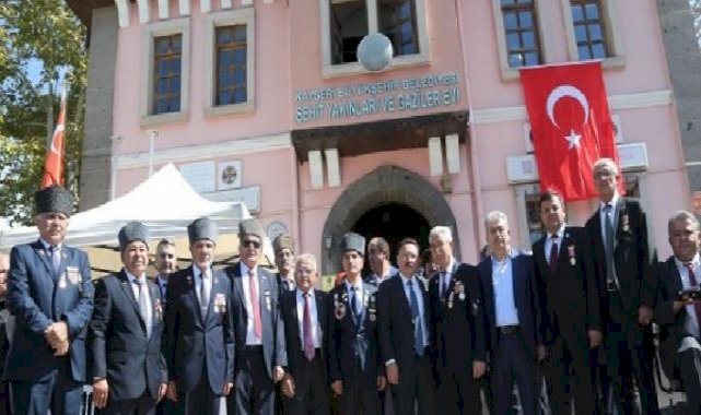 Kayseri protokolü gazileri unutmadı