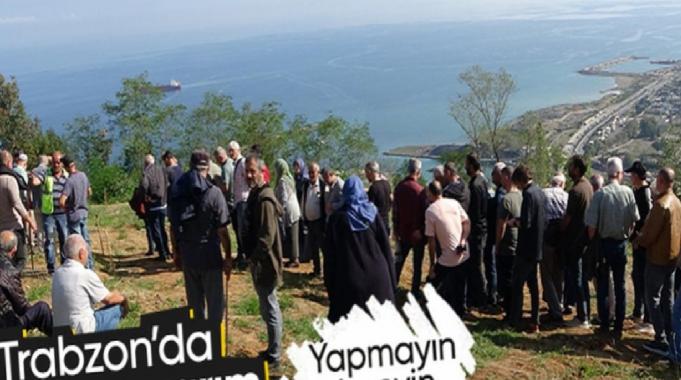 Trabzon&#039;da deniz manzaralı mezarlık için kavga ettiler! Bir kişi fenalaştı...