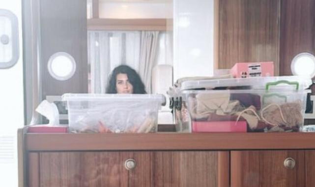 Tuba Büyüküstün'ün ayakları olay oldu