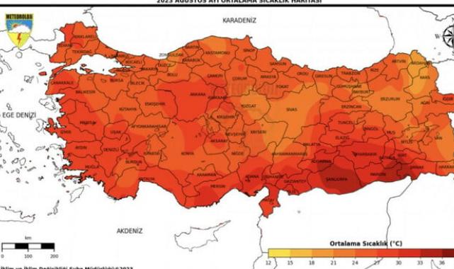 Türkiye son 53 yılın en sıcak ikinci ağustosunu yaşadı