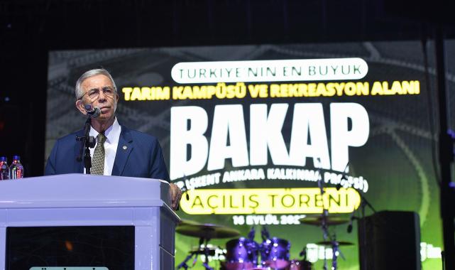 Türkiye’nin en büyük tarım kampüsü ve rekreasyon alanı BAKAP açıldı