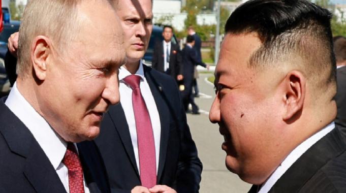 Vladimir Putin ile Kim Jong-un Rusya'da görüştü