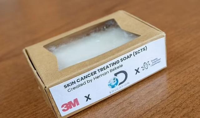 14 yaşındaki öğrenci, cilt kanserini tedavi eden sabun geliştirdi