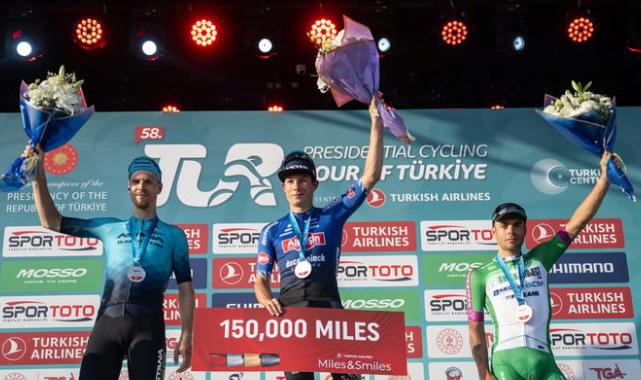 58. Cumhurbaşkanlığı Türkiye Bisiklet Turu'nun Kemer-Kalkan etabı tamamlandı