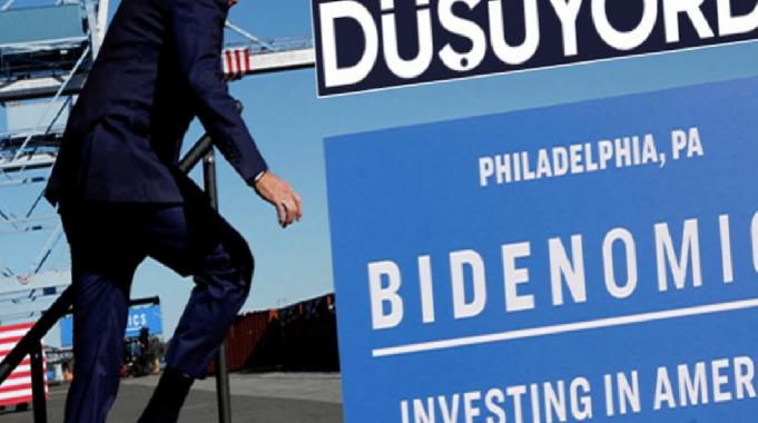 ABD Başkanı Biden yine tökezledi: Sahneye çıkarken düşüyordu