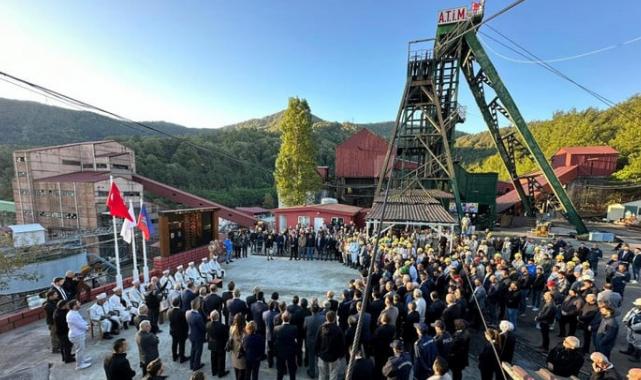 Amasya'da maden faciasının yıl dönümünde kuyu başında anma