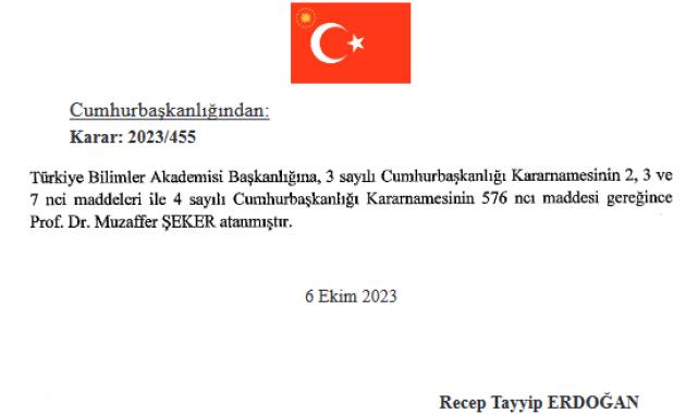 Atama kararları Resmi Gazete'de yayımlandı